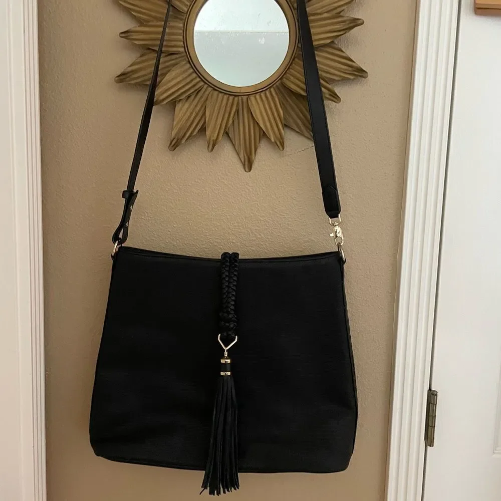 Stella & Dot Rope Hobo Bag Large Purse